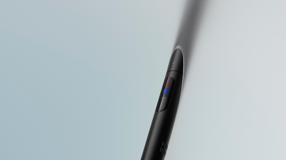 The handle of the Dyson PencilVac vacuum cleaner.